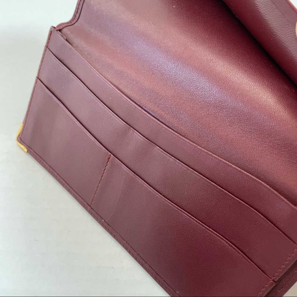 CARTIER Paris Vintage Checkbook Long Wallet - Picture 8 of 8